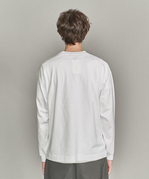 BEAUTY&YOUTH UNITED ARROWS（ビューティーアンドユースユナイテッドアローズ）の「by ワイド リブ カットソー -MADE IN JAPAN-（Tシャツ/カットソー・メンズ・レッド/ダークグレー/ブラック/ホワイト・M/S/XL/L）」の7枚目の写真