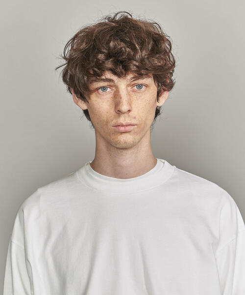 BEAUTY&YOUTH UNITED ARROWS（ビューティーアンドユースユナイテッドアローズ）の「by ワイド リブ カットソー -MADE IN JAPAN-（Tシャツ/カットソー・メンズ・レッド/ダークグレー/ブラック/ホワイト・M/S/XL/L）」の8枚目の写真