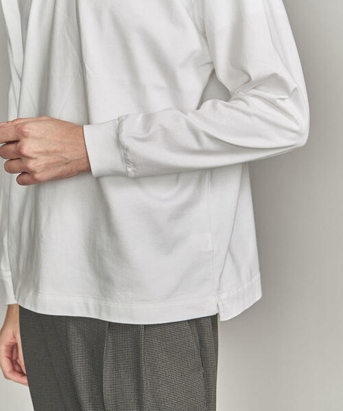 BEAUTY&YOUTH UNITED ARROWS（ビューティーアンドユースユナイテッドアローズ）の「by ワイド リブ カットソー -MADE IN JAPAN-（Tシャツ/カットソー・メンズ・レッド/ダークグレー/ブラック/ホワイト・M/S/XL/L）」の9枚目の写真