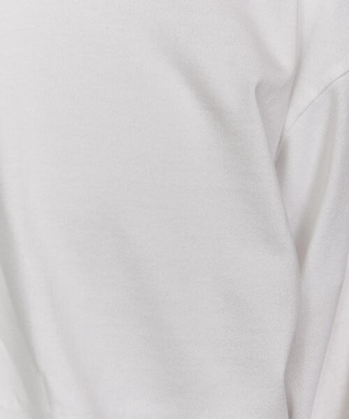 BEAUTY&YOUTH UNITED ARROWS（ビューティーアンドユースユナイテッドアローズ）の「by ワイド リブ カットソー -MADE IN JAPAN-（Tシャツ/カットソー・メンズ・レッド/ダークグレー/ブラック/ホワイト・M/S/XL/L）」の10枚目の写真