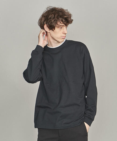 BEAUTY&YOUTH UNITED ARROWS（ビューティーアンドユースユナイテッドアローズ）の「by ワイド リブ カットソー -MADE IN JAPAN-（Tシャツ/カットソー・メンズ・レッド/ダークグレー/ブラック/ホワイト・M/S/XL/L）」の14枚目の写真