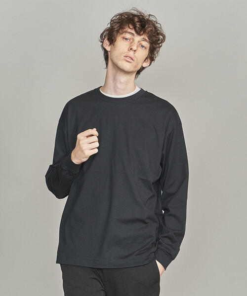 BEAUTY&YOUTH UNITED ARROWS（ビューティーアンドユースユナイテッドアローズ）の「by ワイド リブ カットソー -MADE IN JAPAN-（Tシャツ/カットソー・メンズ・レッド/ダークグレー/ブラック/ホワイト・M/S/XL/L）」の15枚目の写真