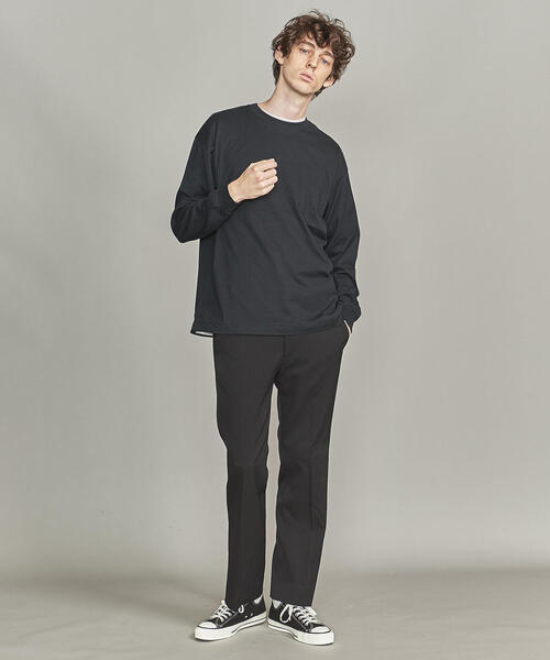BEAUTY&YOUTH UNITED ARROWS（ビューティーアンドユースユナイテッドアローズ）の「by ワイド リブ カットソー -MADE IN JAPAN-（Tシャツ/カットソー・メンズ・レッド/ダークグレー/ブラック/ホワイト・M/S/XL/L）」の17枚目の写真