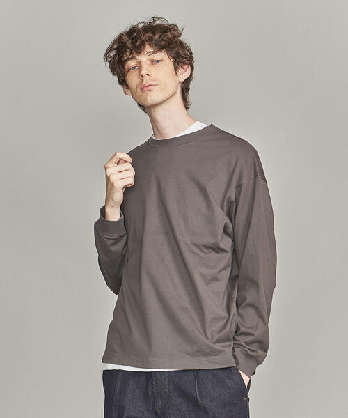 BEAUTY&YOUTH UNITED ARROWS（ビューティーアンドユースユナイテッドアローズ）の「by ワイド リブ カットソー -MADE IN JAPAN-（Tシャツ/カットソー・メンズ・レッド/ダークグレー/ブラック/ホワイト・M/S/XL/L）」の18枚目の写真