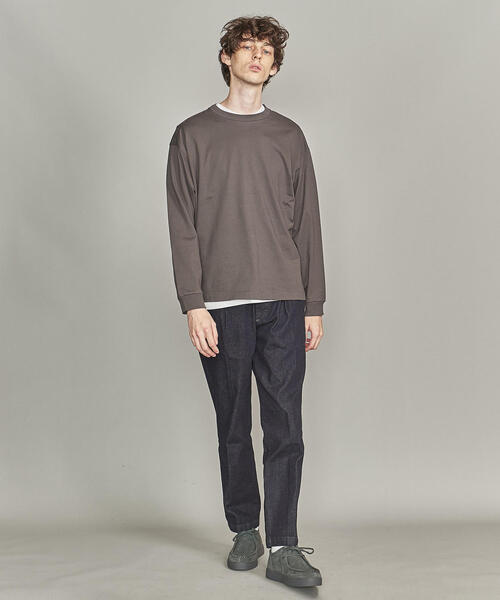 BEAUTY&YOUTH UNITED ARROWS（ビューティーアンドユースユナイテッドアローズ）の「by ワイド リブ カットソー -MADE IN JAPAN-（Tシャツ/カットソー・メンズ・レッド/ダークグレー/ブラック/ホワイト・M/S/XL/L）」の21枚目の写真
