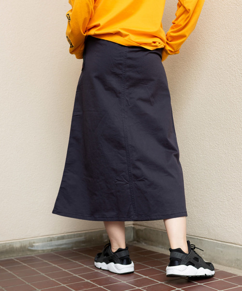 Gramicci（グラミチ）の「GRAMICCI / グラミチ BAKER SKIRT（スカート・レディース・ブラック/ベージュ/ネイビー/オリーブ・M/L/S）」の12枚目の写真