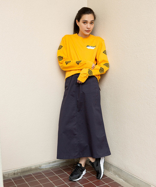 Gramicci（グラミチ）の「GRAMICCI / グラミチ BAKER SKIRT（スカート・レディース・ブラック/ベージュ/ネイビー/オリーブ・M/L/S）」の16枚目の写真