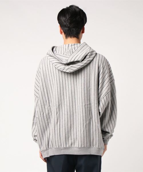 GOLD（ゴールド）の「GOLD/STRIPE SWEAT MEGA PARKA（パーカー