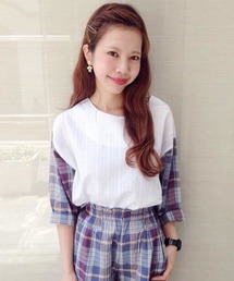 Kastane | 【Kastane】七分袖オーバーブラウス(シャツ/ブラウス)