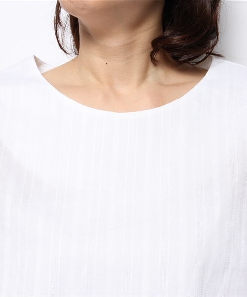 Kastane（カスタネ）の「【Kastane】七分袖オーバーブラウス（シャツ/ブラウス・レディース・ブルー系その他/イエロー系その他・FREE）」の4枚目の写真