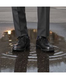 HYDRO-TECH（ハイドロテック）の「【HYDRO TECH】幅広 防水 本革 ウォーキングシューズ ファスナー付き（スニーカー）」