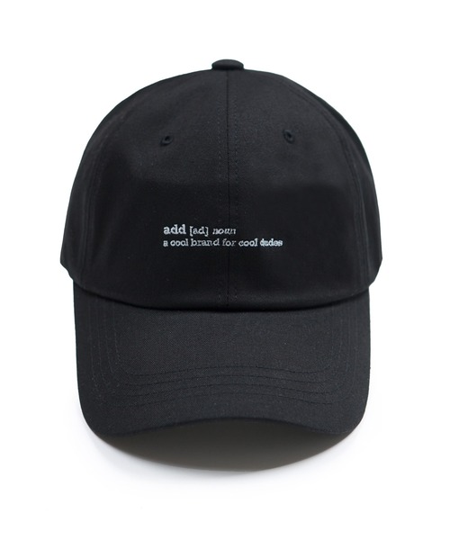 ADD SEOUL（エーディーディーソウル）の「『ADD SEOUL』DEFINITION CAP / ディフィニション ロゴ キャップ