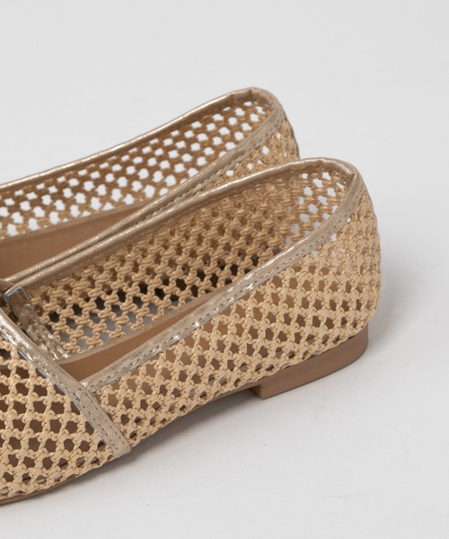 mystic(ミスティック)の「メッシュスリッポン/リゾート/ペタンコ/スリッポン(スリッポン・レディース・ブラック/ベージュ・38/36/37)」の7枚目の写真