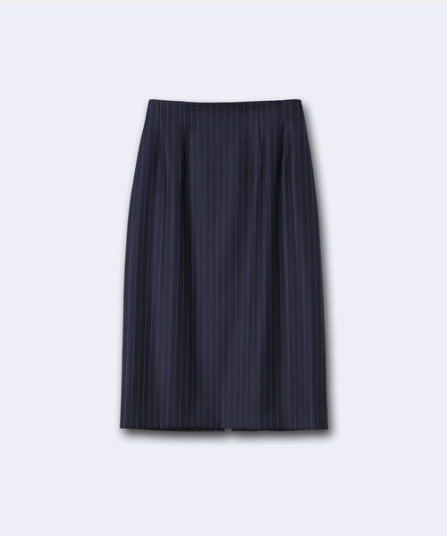 Loro Piana(ロロ・ピアーナ)の「《INEDIT》タイトスカート《Loro Piana》(スーツスカート・レディース・ネイビー・11号/9号/7号)」の1枚目の写真