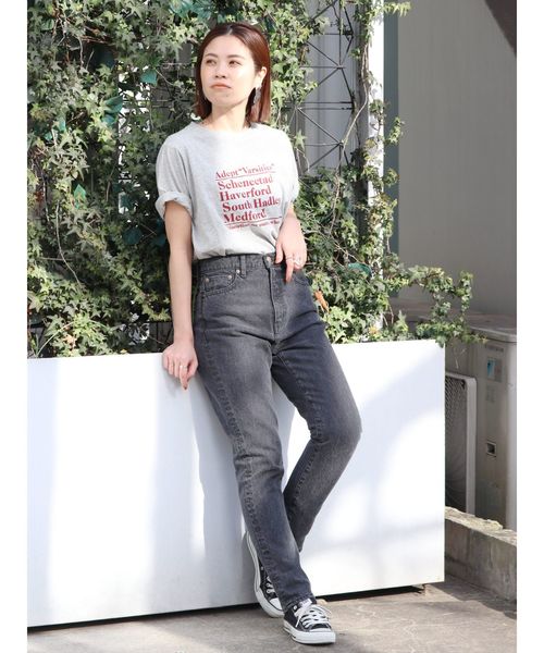 Ungrid（アングリッド）の「CityロゴTee（Tシャツ/カットソー・レディース・オフホワイト/ライトグレー/カーキ・FREE）」の11枚目の写真