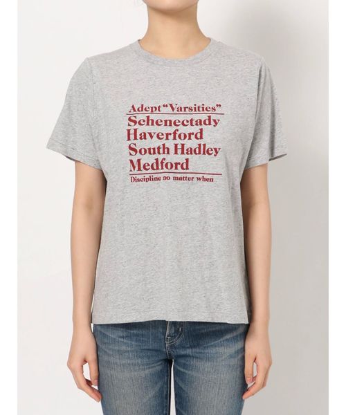 Ungrid（アングリッド）の「CityロゴTee（Tシャツ/カットソー・レディース・オフホワイト/ライトグレー/カーキ・FREE）」の7枚目の写真