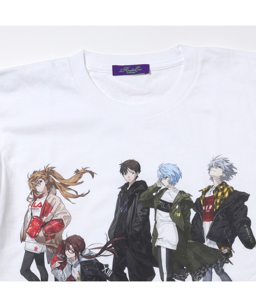 RADIO EVA（ラヂオエヴァ）の「RADIO EVA 688 RADIO EVA Illustration T-Shirt (Mai Yoneyama)（Tシャツ/カットソー・メンズ・ホワイト/ブラック・MEDIUM/LARGE/X-LARGE）」の8枚目の写真
