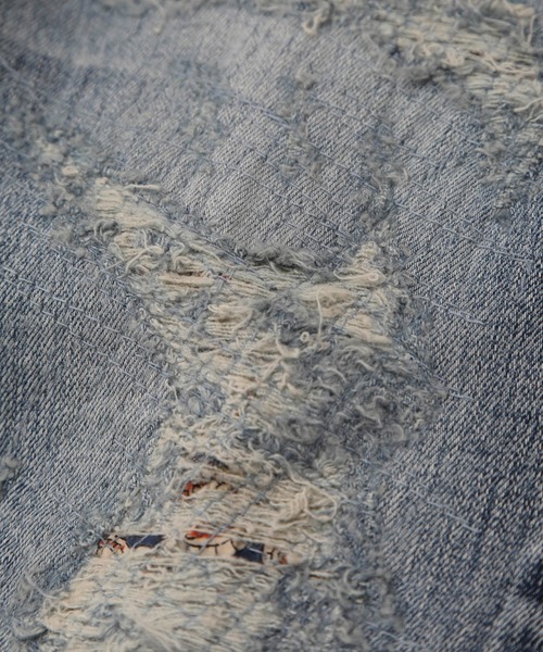 VANQUISH（ヴァンキッシュ）の「VANQUISH / ヴァンキッシュ ペイズリー パワーストレッチ スキニーデニムパンツ（デニムパンツ・メンズ・インディゴブルー・28inch/34inch/32inch/30inch）」の11枚目の写真