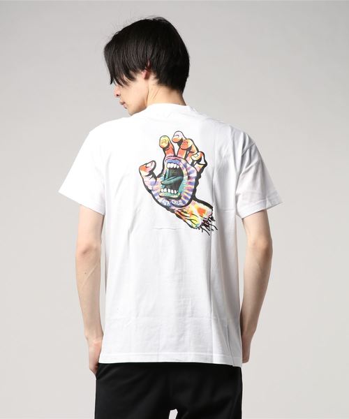 SANTA CRUZ（サンタクルーズ）の「【WEB限定アイテム】ムラサキスポーツ別注 SANTACRUZ/サンタクルーズ スクリーミングハンド　バックプリントTシャツ 502211442（Tシャツ/カットソー・メンズ・ベージュ/ブラック/ホワイト/インディゴブルー/サンドベージュ・L/M/XL）」の6枚目の写真