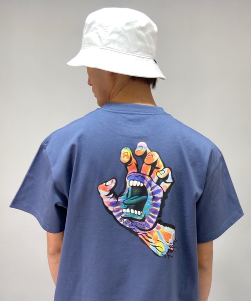 SANTA CRUZ（サンタクルーズ）の「【WEB限定アイテム】ムラサキスポーツ別注 SANTACRUZ/サンタクルーズ スクリーミングハンド　バックプリントTシャツ 502211442（Tシャツ/カットソー・メンズ・ベージュ/ブラック/ホワイト/インディゴブルー/サンドベージュ・L/M/XL）」の5枚目の写真