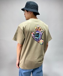 【WEB限定アイテム】ムラサキスポーツ別注 SANTACRUZ/サンタクルーズ スクリーミングハンド　バックプリントTシャツ 502211442