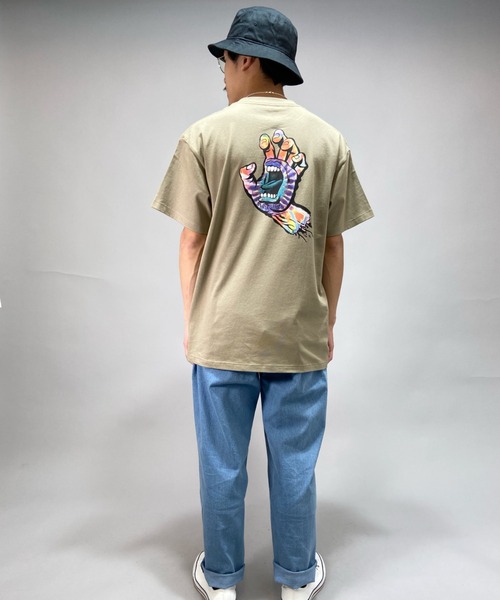 SANTA CRUZ（サンタクルーズ）の「【WEB限定アイテム】ムラサキスポーツ別注 SANTACRUZ/サンタクルーズ スクリーミングハンド　バックプリントTシャツ 502211442（Tシャツ/カットソー・メンズ・ベージュ/ブラック/ホワイト/インディゴブルー/サンドベージュ・L/M/XL）」の20枚目の写真