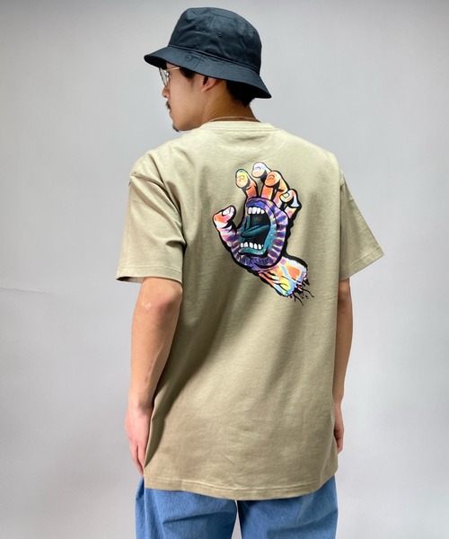 SANTA CRUZ（サンタクルーズ）の「【WEB限定アイテム】ムラサキスポーツ別注 SANTACRUZ/サンタクルーズ スクリーミングハンド　バックプリントTシャツ 502211442（Tシャツ/カットソー・メンズ・ベージュ/ブラック/ホワイト/インディゴブルー/サンドベージュ・L/M/XL）」の22枚目の写真