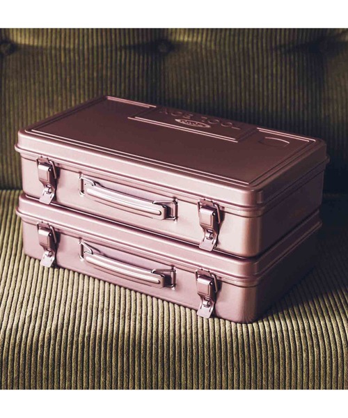 USEDo（ユーズド）の「トランク型スチール工具箱〈レトロピンク