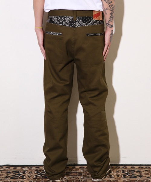 Subciety（サブサエティ）の「WORK PANTS-PAISLEY-（チノパンツ