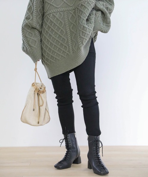 select MOCA(セレクトモカ)の「【PREMIUM PANTS】ストレッチスキニーパンツ(その他パンツ)」|ブラック