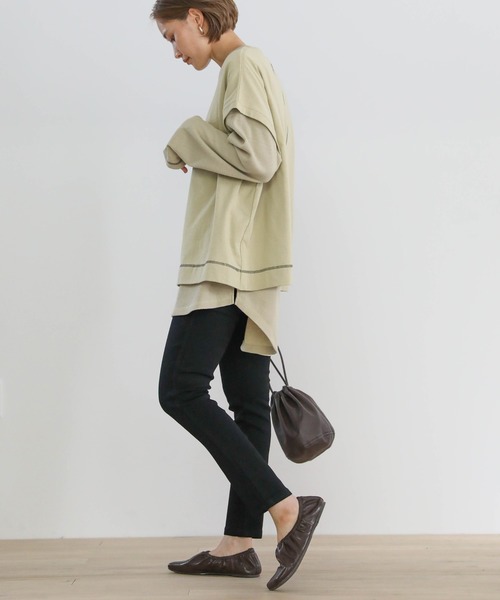 select MOCA(セレクトモカ)の「【PREMIUM PANTS】ストレッチスキニーパンツ(その他パンツ・レディース・チャコールグレー/アイボリー/ブラック・SMALL/MEDIUM/LARGE/X-SMALL)」の14枚目の写真