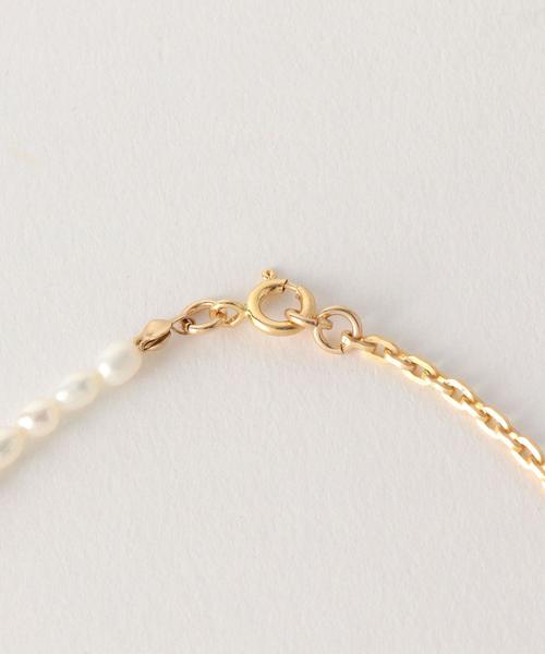 BEAUTY&YOUTH UNITED ARROWS（ビューティーアンドユースユナイテッドアローズ）の「＜Wolf Circus＞チェーン×淡水パールネックレス（ネックレス・レディース・ゴールド・FREE）」の4枚目の写真