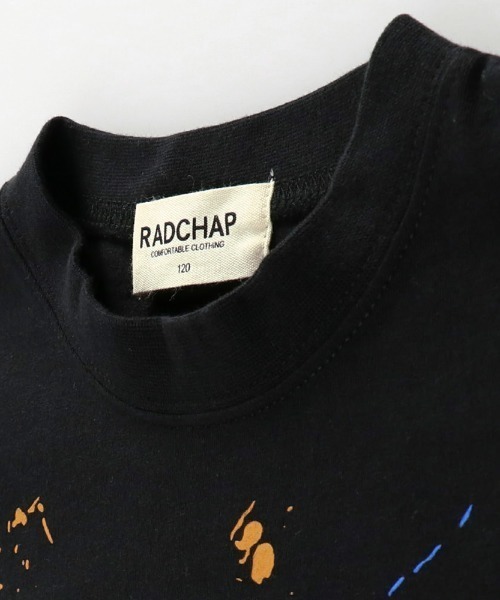 RADCHAP（ラッドチャップ）の「【プチプラ】スプラッシュ半袖Tシャツ（Tシャツ/カットソー・キッズ・ブラック/ライトグレー・100cm/140cm/120cm/150cm/110cm/90cm/130cm）」の4枚目の写真
