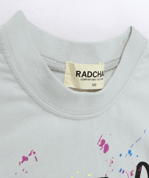 RADCHAP（ラッドチャップ）の「【プチプラ】スプラッシュ半袖Tシャツ（Tシャツ/カットソー・キッズ・ブラック/ライトグレー・100cm/140cm/120cm/150cm/110cm/90cm/130cm）」の10枚目の写真