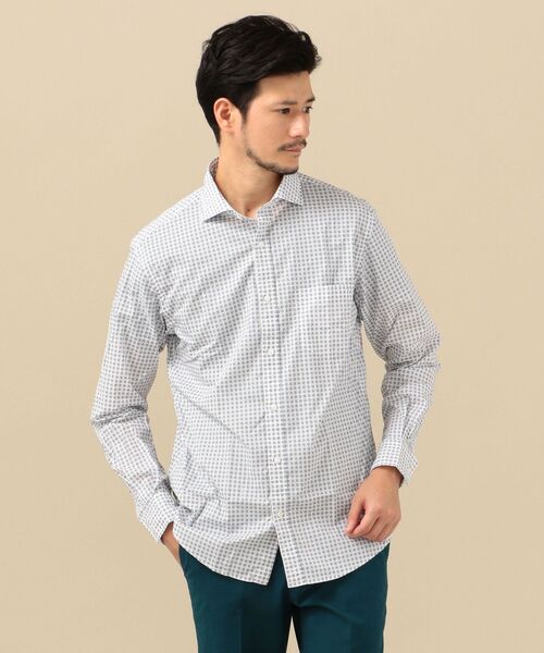 Ships シップス の Sc セミワイドカラー 小紋柄 シャツ ビジネスシャツ Wear