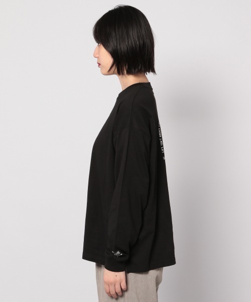 PAGEBOY（ページボーイ）の「バックロゴフォトロンT /プリントロンT（Tシャツ/カットソー・レディース・チャコールグレー/ブラック/オフホワイト・FREE）」の9枚目の写真
