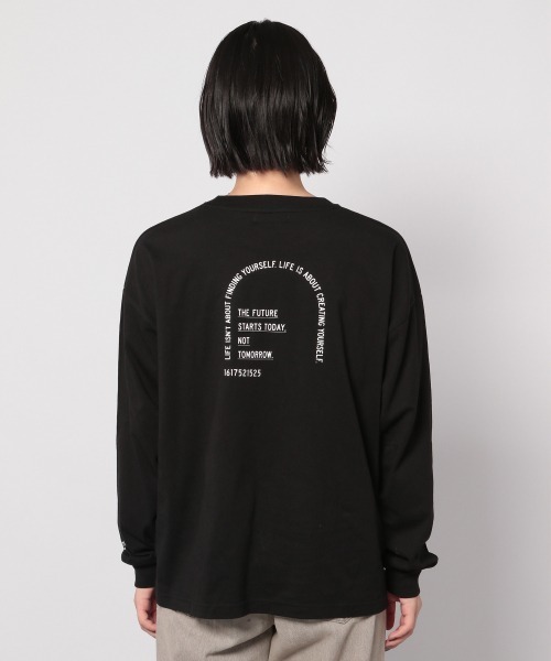 PAGEBOY（ページボーイ）の「バックロゴフォトロンT /プリントロンT（Tシャツ/カットソー・レディース・チャコールグレー/ブラック/オフホワイト・FREE）」の10枚目の写真
