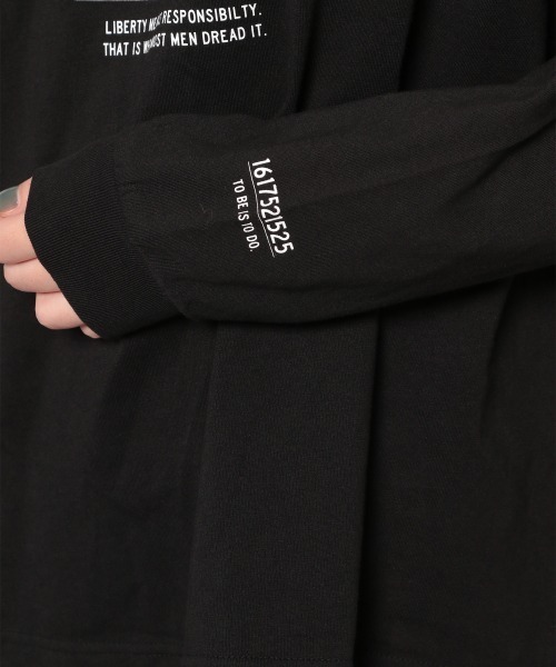 PAGEBOY（ページボーイ）の「バックロゴフォトロンT /プリントロンT（Tシャツ/カットソー・レディース・チャコールグレー/ブラック/オフホワイト・FREE）」の13枚目の写真