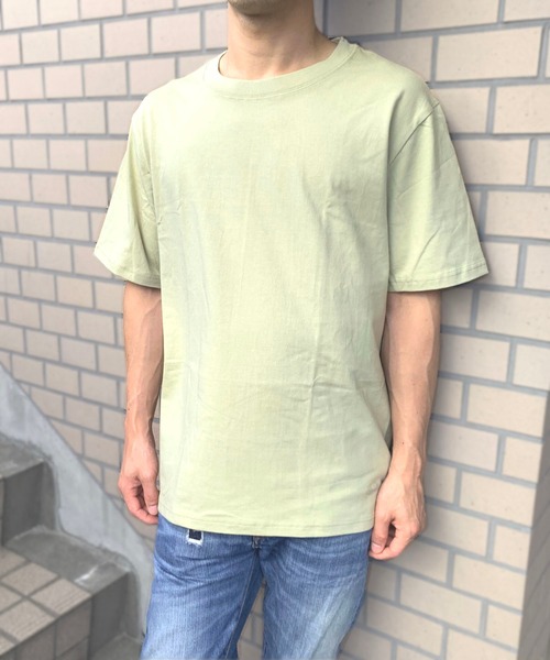 FRUIT OF THE LOOM（フルーツオブザルーム）の「【FRUIT OF THE LOOM】7oz 天竺 Tシャツ / フルーツオブザルーム 半袖 裾ワンポイントTee（Tシャツ/カットソー・メンズ・カーキ/ベージュ/ホワイト/グレー/ネイビー/ブラック・S/LL/L/M/XS）」の4枚目の写真