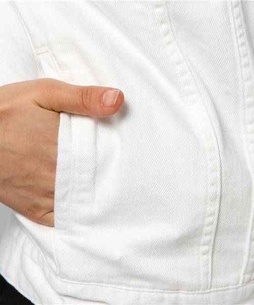 CIAOPANIC（チャオパニック）の「【Ciaopanic】ソフトデニムBigGジャン（デニムジャケット・レディース・インディゴブルー/ホワイト・FREE）」の11枚目の写真