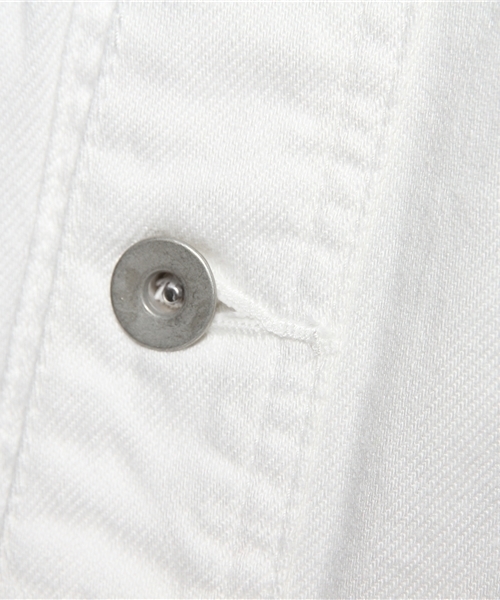 CIAOPANIC（チャオパニック）の「【Ciaopanic】ソフトデニムBigGジャン（デニムジャケット・レディース・インディゴブルー/ホワイト・FREE）」の6枚目の写真