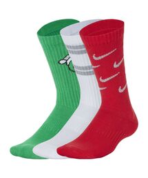 NIKE | ナイキ エブリデイ キッズ クッションド クルー ソックス (3足) / NIKE(ソックス/靴下)