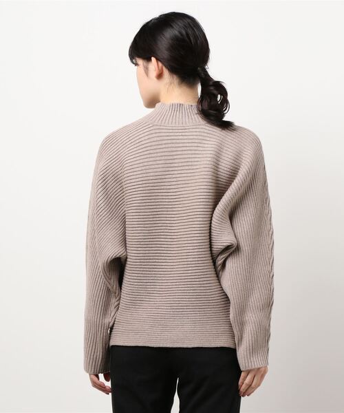coca(coca)(コカ)の「極厚ドルマンハイネックニット(ニット/セーター・レディース・ブラック/ベージュ/アイボリー・ONE SIZE)」の21枚目の写真