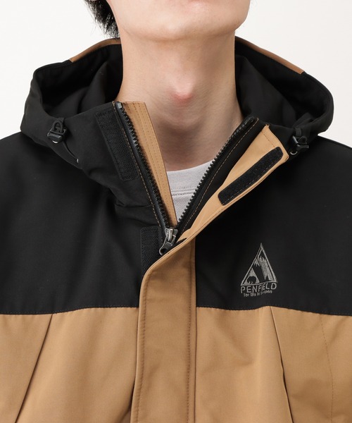 PEN FIELD（ペンフィールド）の「ライトソロナマウテンパーカー（マウンテンパーカー・メンズ・ブラック/ベージュ/カーキ/ワイン・M/L/XL）」の14枚目の写真