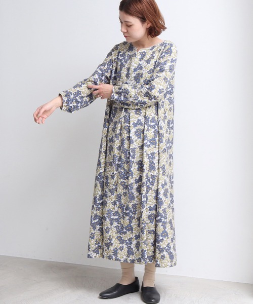 ワンピース　yuni yuni（ユニ ）の「多色刺繍 コットン ワイドスキッパー