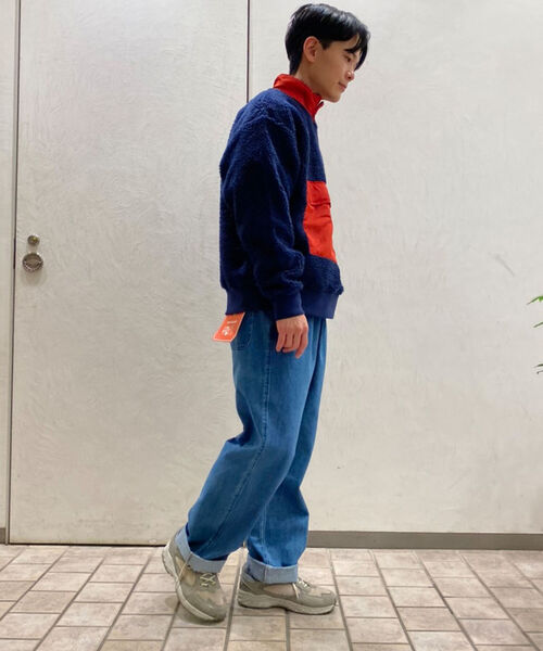 GLOSTER（グロスター）の「ボアフリース アノラック ハーフジップアップ プルオーバー（ブルゾン・メンズ・ブラック/ネイビー/グレー・M/L/XL）」の11枚目の写真