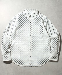【日本製/Made in Japan】ブロードドットボタンダウンロングスリーブシャツ