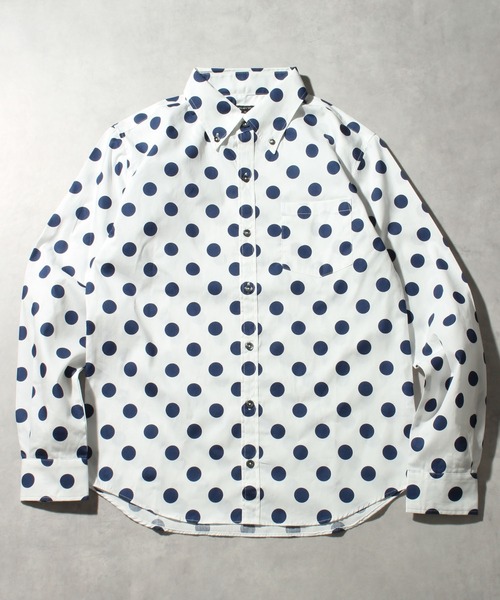 CORPUS SELECT(コーパストーキョー)の「【日本製/Made in Japan】ブロードドットボタンダウンロングスリーブシャツ(シャツ/ブラウス・メンズ・B/E/A/C/F/D・M/LL/L)」の4枚目の写真
