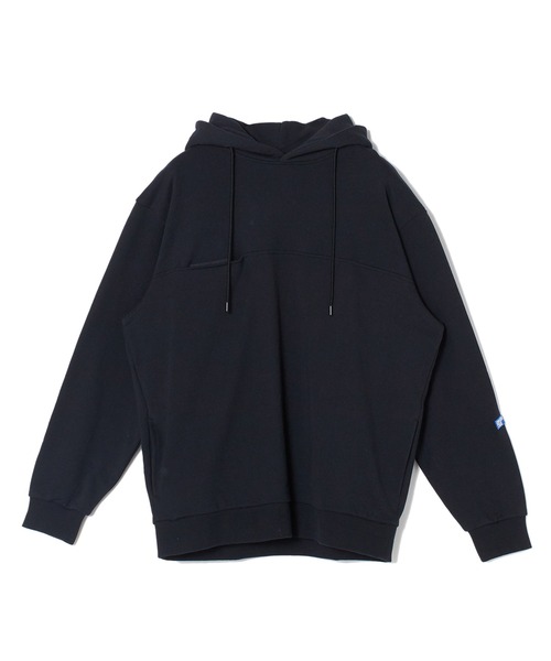 CONVERSE STARS（コンバーススターズ）の「胸切り替えパーカー（パーカー・メンズ・ブラック/イエロー・MEDIUM/LARGE）」の2枚目の写真