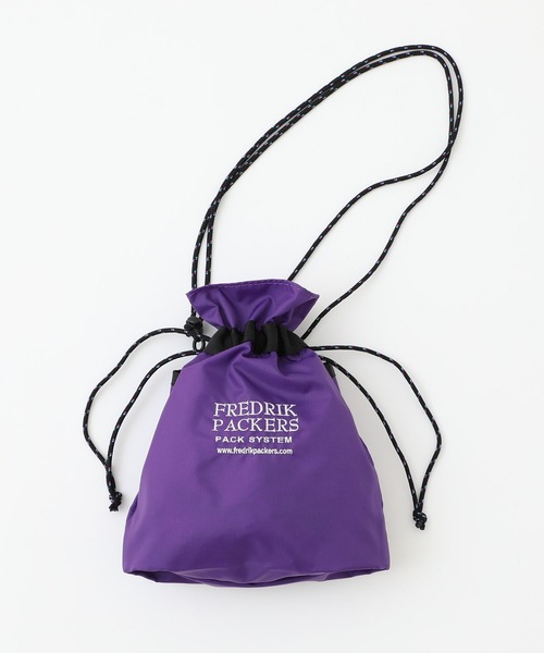 FREDRIK PACKERS(フレドリックパッカーズ)の「【FREDRIK PACKERS】 /210D PINION POUCH ミニショルダー巾着バッグ フレドリックパッカーズ(ショルダーバッグ・レディース・ブラック/パープル/ネイビー/カーキ/レオパード・FREE)」の19枚目の写真